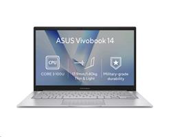 ASUS Vivobook 14 X1404VA-EB2276WZ, Core 3-100U , 14.0˝ 1920 x 1080 FHD, UMA, 8GB, SSD 256GB, W11H, bez AC adap