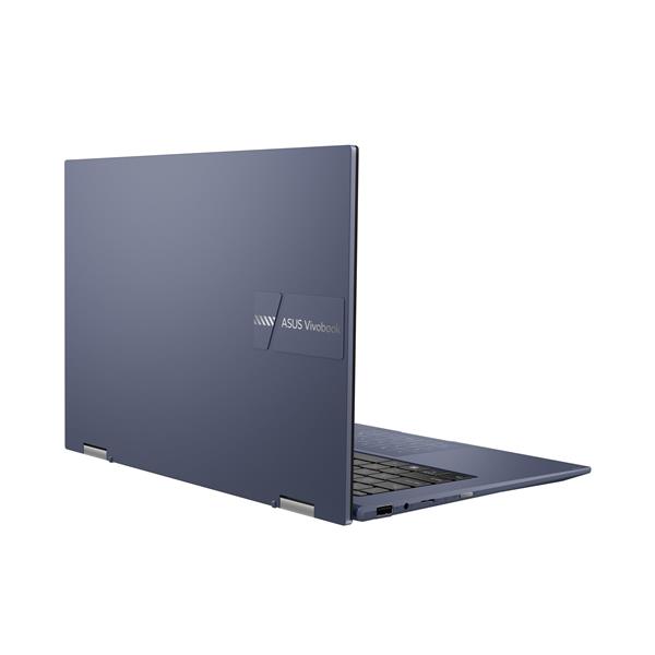 ASUS VivoBook Go Flip TP1401KA-EC042WS, Pentium Siver N6000, 14.0˝ 1920x1080 FHD/Touch, UMA, 4GB, SSD 256GB, W11s modrý