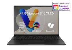 ASUS Vivobook S16 M5606UA-OLED041W, Ryzen 7 8845HS, 16.0˝ 3200x2000, UMA, 32GB, SSD 1TB, W11H, 50TOPS