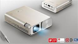 ASUS ZenBeam GO E1Z prenosný projektor, WVGA 854x480, 150 lumen, 800:1, 30000hod, 6400mAh batéria, microUSB