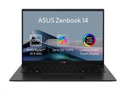 ASUS Zenbook 14 UM3406GA-OLED171WZ, Ryzen AI 5 430, 14.0˝ 1920x1200 WUXGA/Touch, UMA, 16GB, SSD 512GB, W11H TOPS 50, bez
