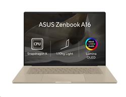 ASUS Zenbook A16 UX3607QA-OLED104WZ, X1 26 100, 16.0˝ 1920x1200 WUXGA, UMA, 16GB, SSD 512GB, W11H, TOPS 45, bez AC adap