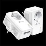 AV1000 Gigabit Passthrough Powerline Starter Kit KIT: 2× TL-PA7027P SPEED: 1000 Mbps Powerline SPEC: Broadcom CPU, 2×