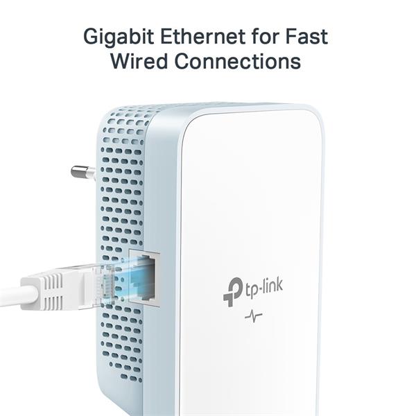 AV1000 Gigabit Powerline AC750 Wi-Fi Kit KIT: 1× TL-WPA7517 + 1× TL-PA7017 TL-WPA7517: SPEED: 300 Mbps at 2.4 GHz + 433