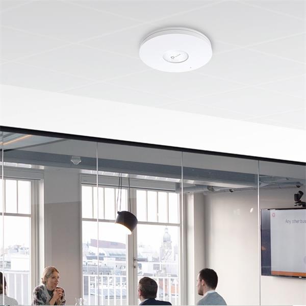 AX1800 Ceiling Mount Dual-Band Wi-Fi 6 Access Point PORT:1× Gigabit RJ45 Port SPEED:574Mbps at 2.4 GHz + 1201 Mbps at