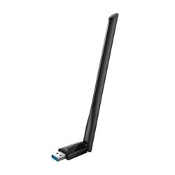 AX1800 High Gain Dual Band Wi-Fi 6 USB Adapter SPEED: 1201 Mbps at 5 GHz + 574 Mbps at 2.4 GHz SPEC: 1× High Gain Extern