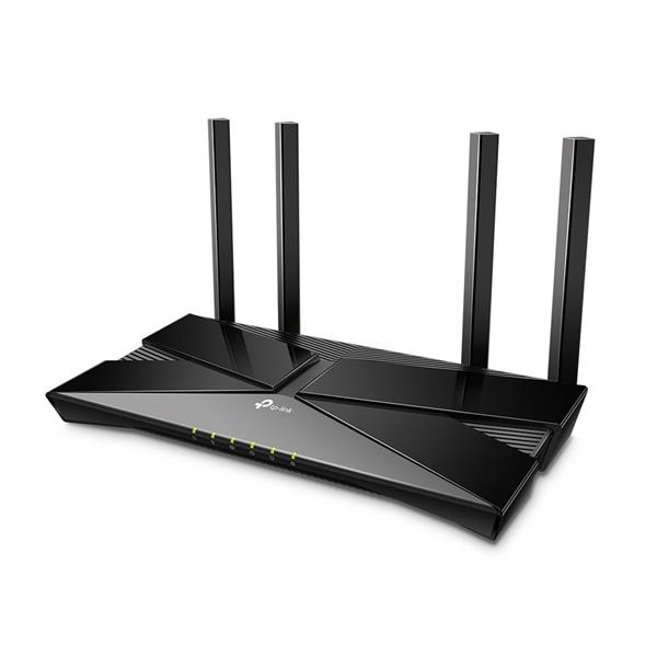 AX3000 Dual-Band Wi-Fi 6 Router SPEED: 574 Mbps at 2.4 GHz + 2402 Mbps at 5 GHz SPEC: 4× Antennas, 1× Gigabit WAN Port