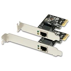 AXAGO PCI-Express Gigabit Ethernet card Realtek 10/100/1000Mb + Low Prof
