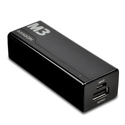 AXAGON PWB-M3 MINI power bank 2600mAh, BLACK