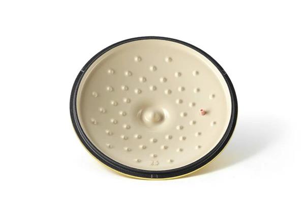 BUYDEEM Smaltovaný liatinový hrniec, model CP551, 3,9l, 25cm, farba jemná žltá