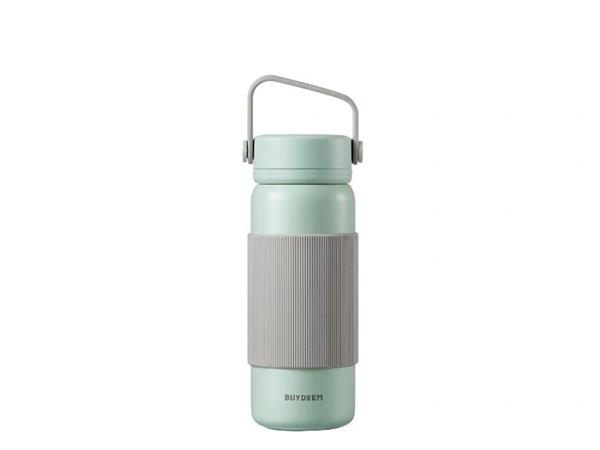 BUYDEEM Termoska so sitkom na čaj 400 ml, model CD1011, farba útulná zelená