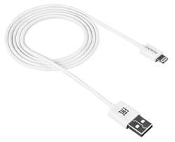 Canyon CFI-1, 1m kábel Lightning/USB, bez Apple certifikácie MFi, biely