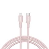 Canyon CLNM60SC10, 1 m kábel, USB-C / Lightning, MFi Apple schválený, 60 W, 480 Mbps, silikónový, ružový