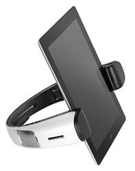 Canyon CND-TBTSP1W dizajnový Bluetooth + NFC bezdrôtový reproduktor kombinovaný so stojanom pre tablet, biely