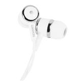 Canyon CNE-CEPM01W, slúchadlá do uší, pre smartfóny, integrovaný mikrofón a ovládanie, biele