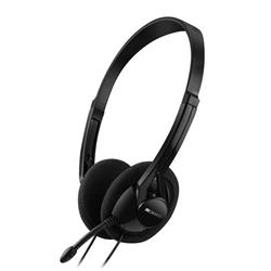 Canyon CNE-CHS01B, PC Headset, 2 x 3,5mm mini-jack, slúchadla s mikrofónom, ovládanie na kábli, 1,8m, čierne