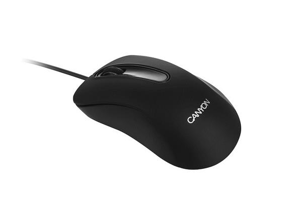 Canyon CNE-CMS2, optická myš, USB, 800 dpi, 3 tlač, čierna