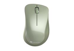 Canyon CNE-CMSW11SM, Wireless optická myš Pixart 3065, USB, 1200 dpi, 3 tlač, khaki zelená