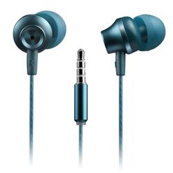 Canyon CNS-CEP3BG štýlové slúchadlá do uší, pre smartfóny, integrovaný mikrofón a ovládanie, zeleno modré