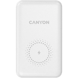 Canyon CNS-CPB1001W Powerbank, Li-pol, 10.000 mAh, 2 x in (Lightning + USB-C), 2 x out (USB-A + USB-C), 10W bezdr. nab.