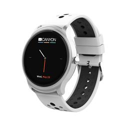Canyon CNS-SW81SW Oregano smart hodinky, BT, fareb. LCD displej 1.3´´, vodotes. IP68, multišport. režim, strieborno-čier