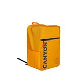 Canyon CSZ-02, batoh na notebook - palubovka, do veľkosti 15,6", mechanizmus proti zlodejom, 20l, žltý
