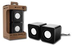 Canyon Green Series CNF-SP20AB, repro, USB, čierno/strieborné