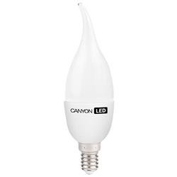 Canyon LED COB žiarovka, E14, dekor. sviečka, mlieč., 6W, 470lm, teplá biela 2700K, 220-240V, 150°, Ra>80, 50000hod