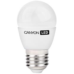 Canyon LED COB žiarovka, E27, kompakt guľatá, mliečna 3.3W, 262 lm, neutrál biela 4000K, 220-240V, 150°, Ra>80, 50000hod