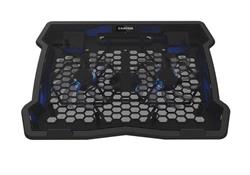 Canyon NS-03, chladiaci podstavec s 2 ventilátormi pre notebook 10´´ - 15.6", LED podsvietenie, čierny