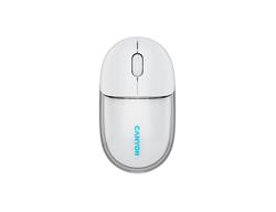 Canyon On Click 24, 2v1 bezdrôtová optická myš Bluetooth / 2.4 GHz, 1.200 dpi, akumulátor 5.000 mAh, biela