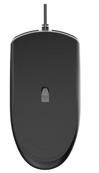 Canyon OnClick 5N, káblová symetrická optická myš, USB, 1600 dpi, 4 tlačidlá, čierna