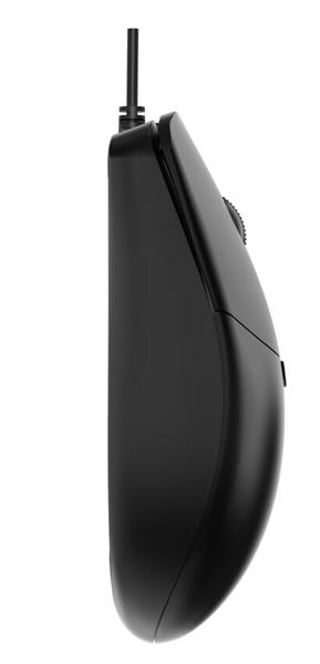 Canyon OnClick 5N, káblová symetrická optická myš, USB, 1600 dpi, 4 tlačidlá, čierna