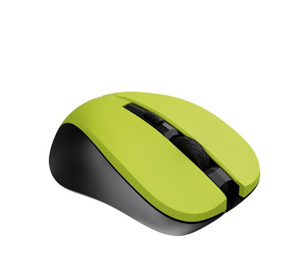 Canyon OnClick W01, Wireless optická myš USB, 800/1000/1200 dpi, žltá