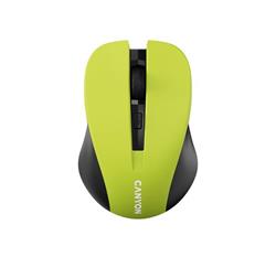 Canyon OnClick W01, Wireless optická myš USB, 800/1000/1200 dpi, žltá