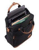 Canyon OnPack US01, ekologický mestský batoh na notebook do 15,6", vodeodolný, z recyklovaných materiálov, čierny