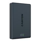 Canyon OnPower 511, Powerbank, 10.000 mAh, 20W USB-C, MagSafe 15W Bezdrôtové nabíjanie, displej, čierna