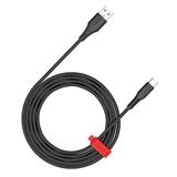 Canyon OnWire 18TP, 2 m kábel, USB-A / USB-C, 18 W, 480 mbps, čierny