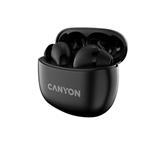 Canyon TWS-5, True Wireless Bluetooth slúchadlá do uší, nabíjacia stanica v kazete, čierne