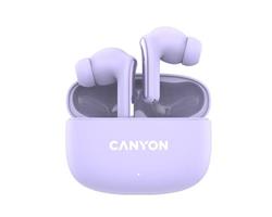 Canyon TWS-9, OnGo 9, True Wireless Stereo BT 5.4 slúchadlá do uší, 6 + 24h výdrž, nabíjacia stanica v kazete, fialové