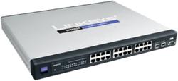 Cisco-Linksys SRW2024 24p Gigabit Switch, 2x SFP, mnged