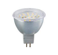 CNS-E LED žiarovka GU5.3 bodová 24x3528D SMD, 3,5W, 400 lm, 12V, biela