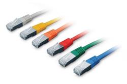 CNS patch kábel Cat5E, FTP - 2m , modrý