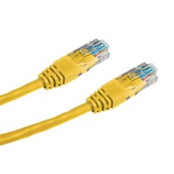 CNS patch kábel Cat5E, UTP - 2m , žltý