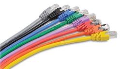 CNS patch kábel Cat6A, S-STP, LSOH - 0,5m , modrý