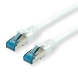 CNS patch kábel Cat6A, SFTP, LSOH, 0,25m, biely