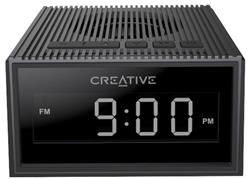 Creative CHRONO, 4v1, Bluetooth reproduktor, FM rádiobudík, MP3 player, čierny