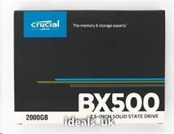 Crucial BX500 2TB 2.5" SATA 6Gb/s, Read/Write: 540/500 MB/s