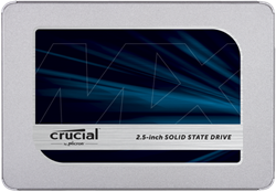 Crucial MX500 250GB SSD, 2.5” SATA 6Gb/s, Read/Write: 560/510MB/s, 7mm (9.5mm adapter)