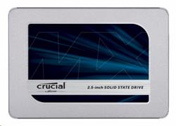 Crucial MX500 500GB SSD, 2.5” SATA 6Gb/s, Read/Write: 560/510MB/s, 7mm (9.5mm adapter)